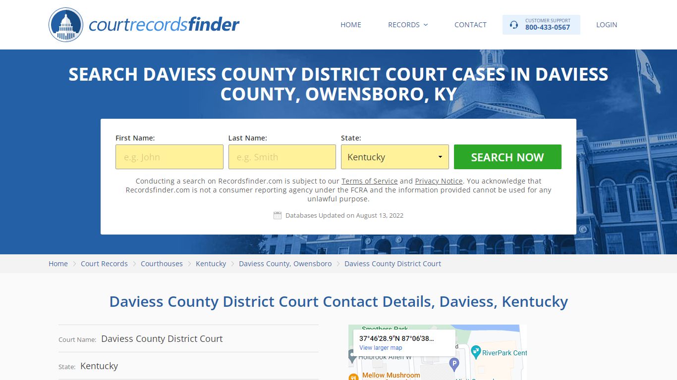 Daviess County District Court Case Search - RecordsFinder